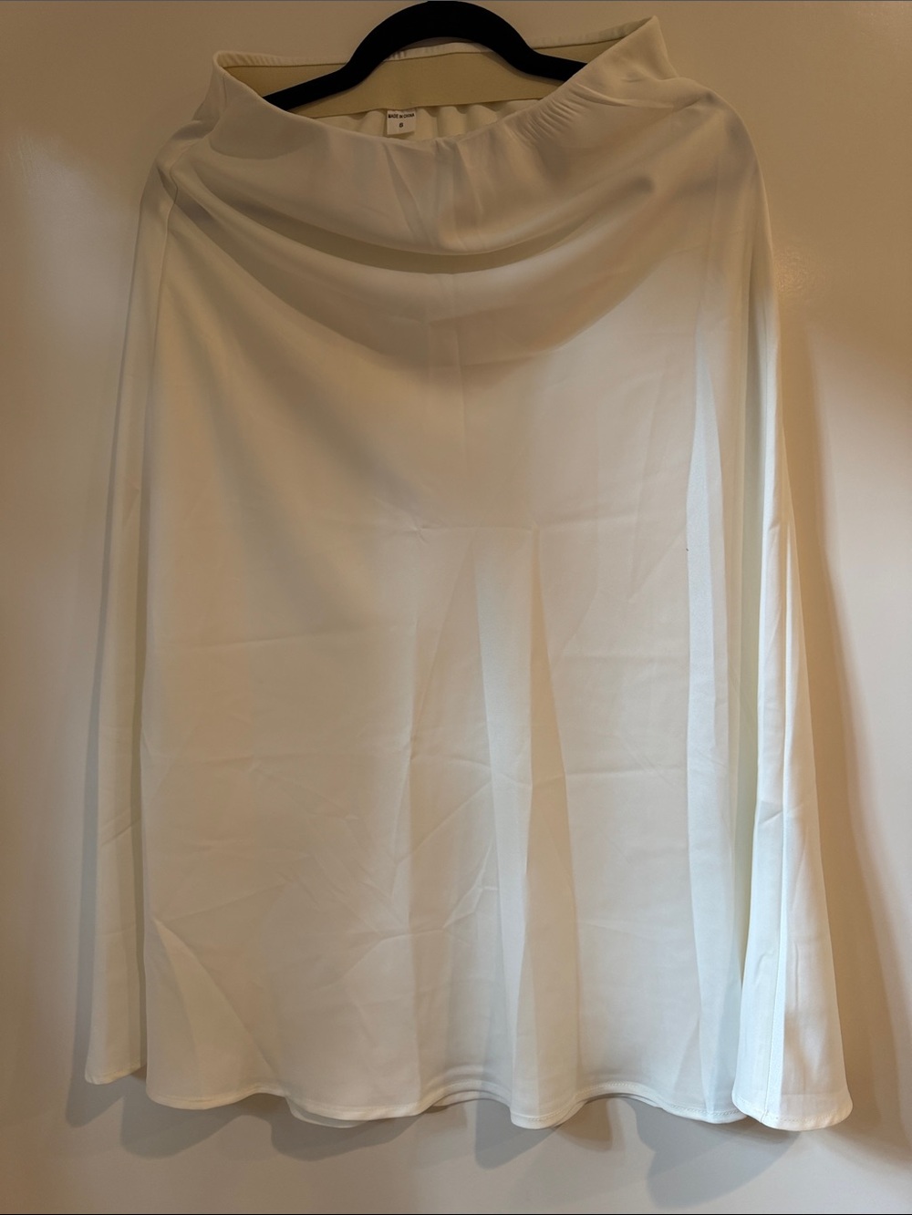 Classic White Full A-Line Skirt by Unbranded